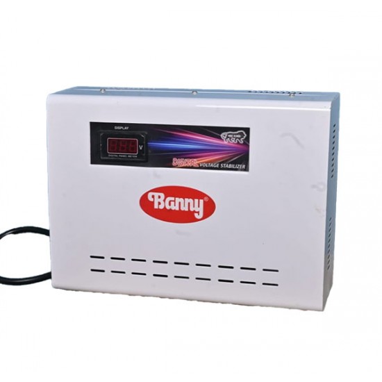 4 KVA (130v-300v)  (Grey) AC 1.5 Ton Voltage Stabilizer Banny Products SP017
