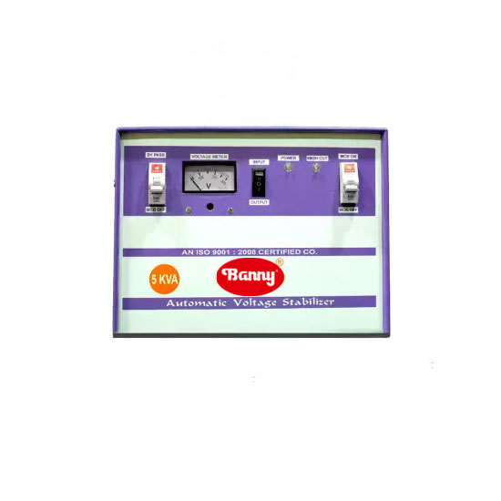 5 KVA (60v-300v) Copper Winding Banny Digital Stabilizer SP6010C