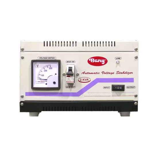 2 KVA (90v-300v)  (Grey) Voltage Stabilizer Banny Products SP04