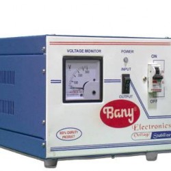 3 KVA (60v-300v)  (White-Blue) Voltage Stabilizer Banny Products SP06